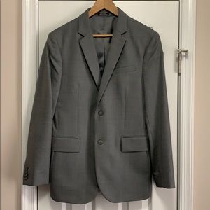 Gray photographer cut Suit set by Express